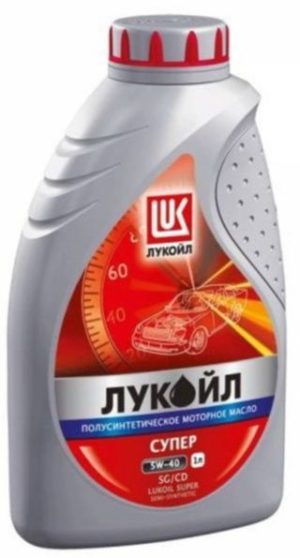 Масло Лукойл-Супер 5W40 SAE, APL SG/CD п/с 1л., шт